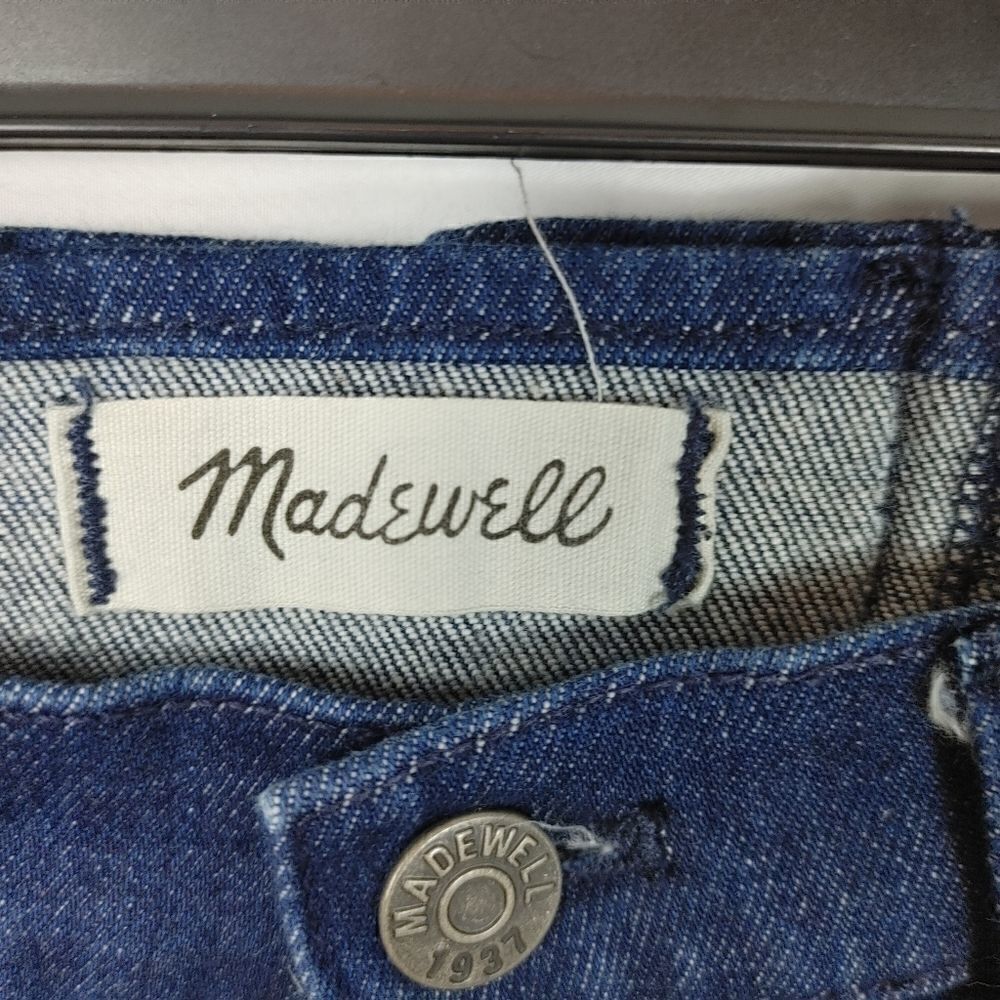 Madewell womens Wide-Leg Crop Jeans: Lace-Up Edition $148 F3533 W26.Waist 13.5" - Picture 5 of 8
